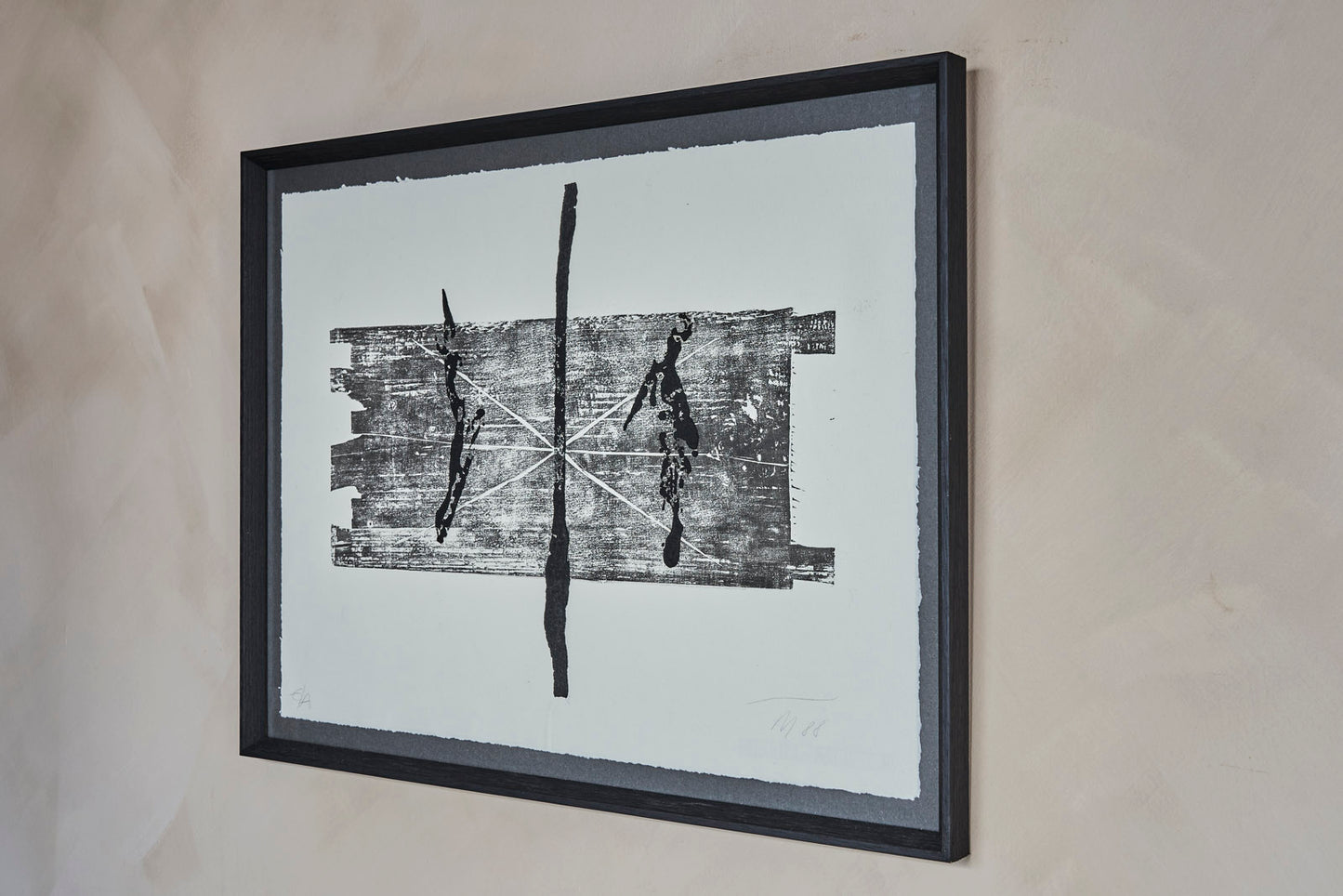 1988 Woodblock Print by Michael Arantes Muller