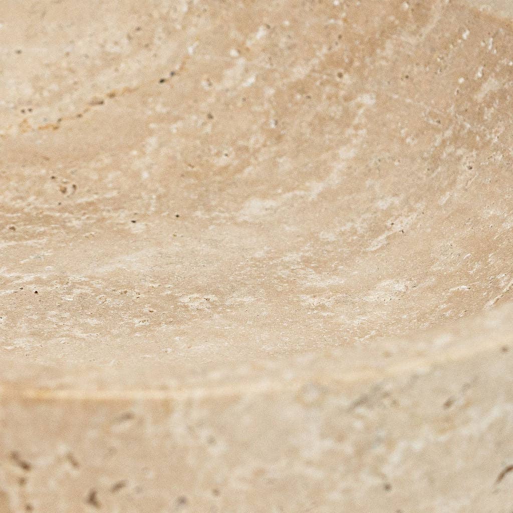 Travertine Trinket Holder