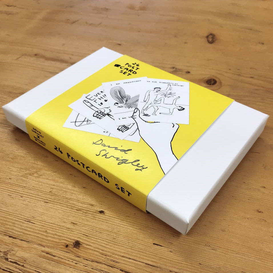 24 x David Shrigley Postcards Boxed