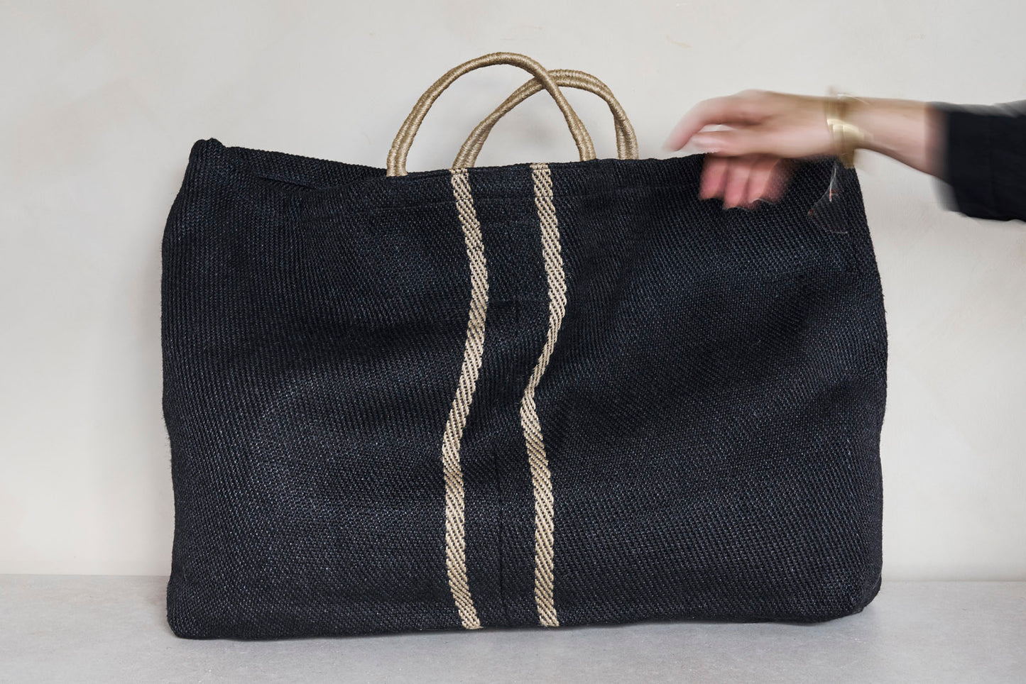 XL Jute Bag Black