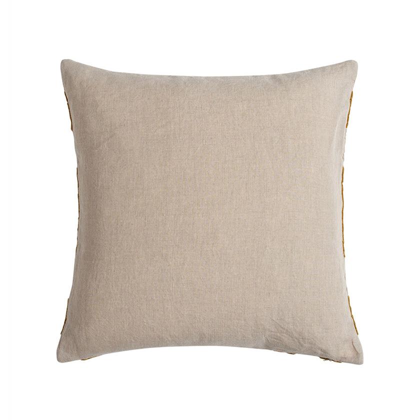 Checkerboard Cushion Golden Lichen 50x50