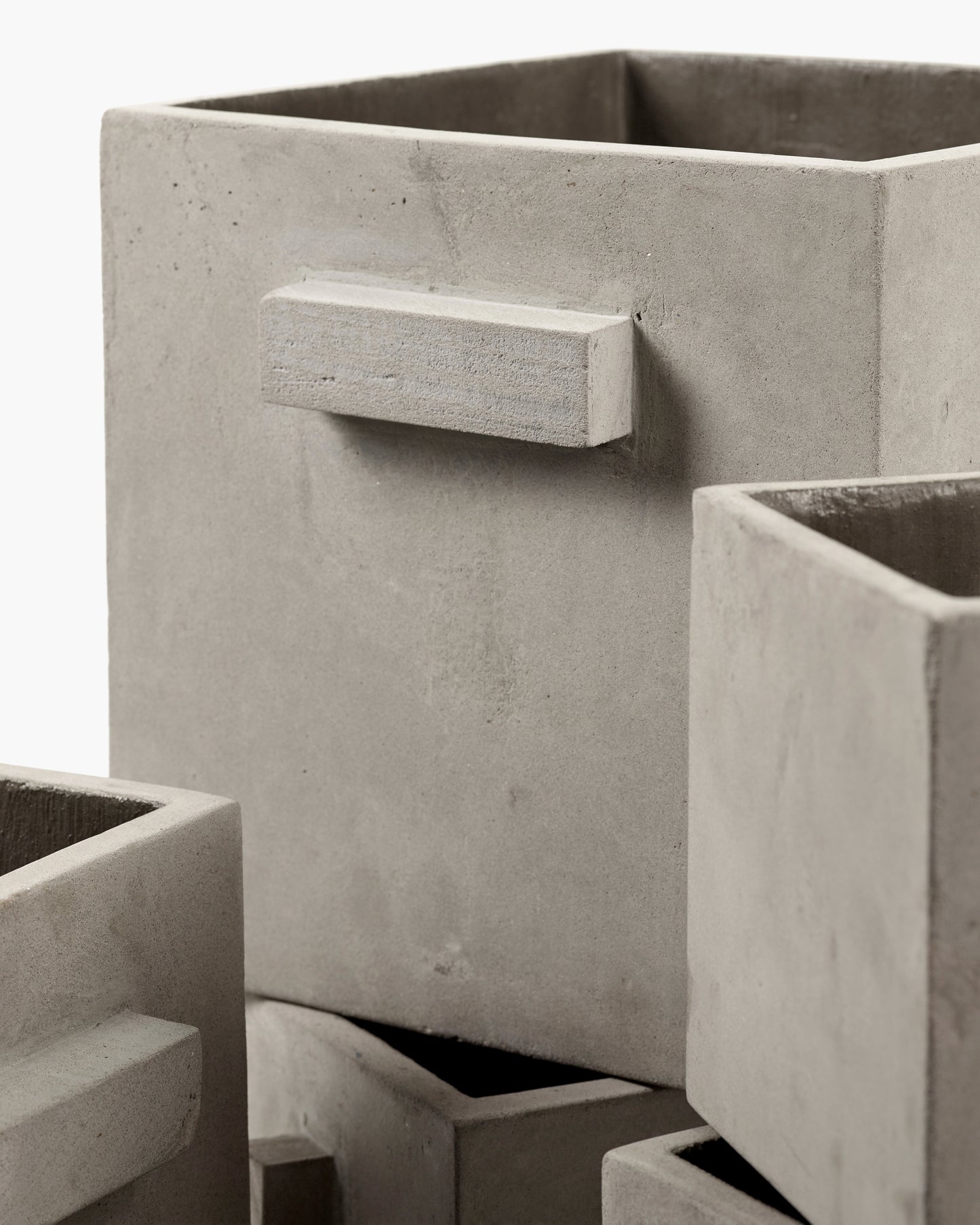 Serax Cube Grey Flower Pot