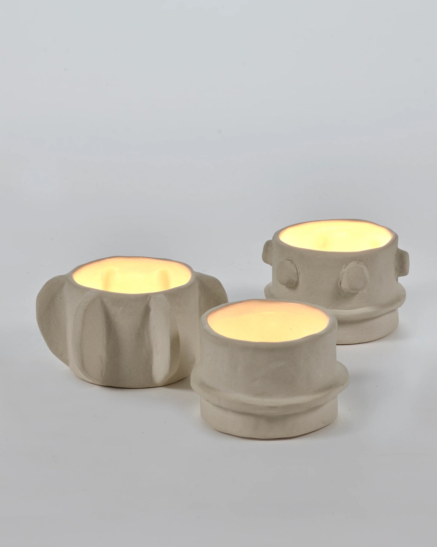 Serax Molly Beige Tealight holders - Set of 3