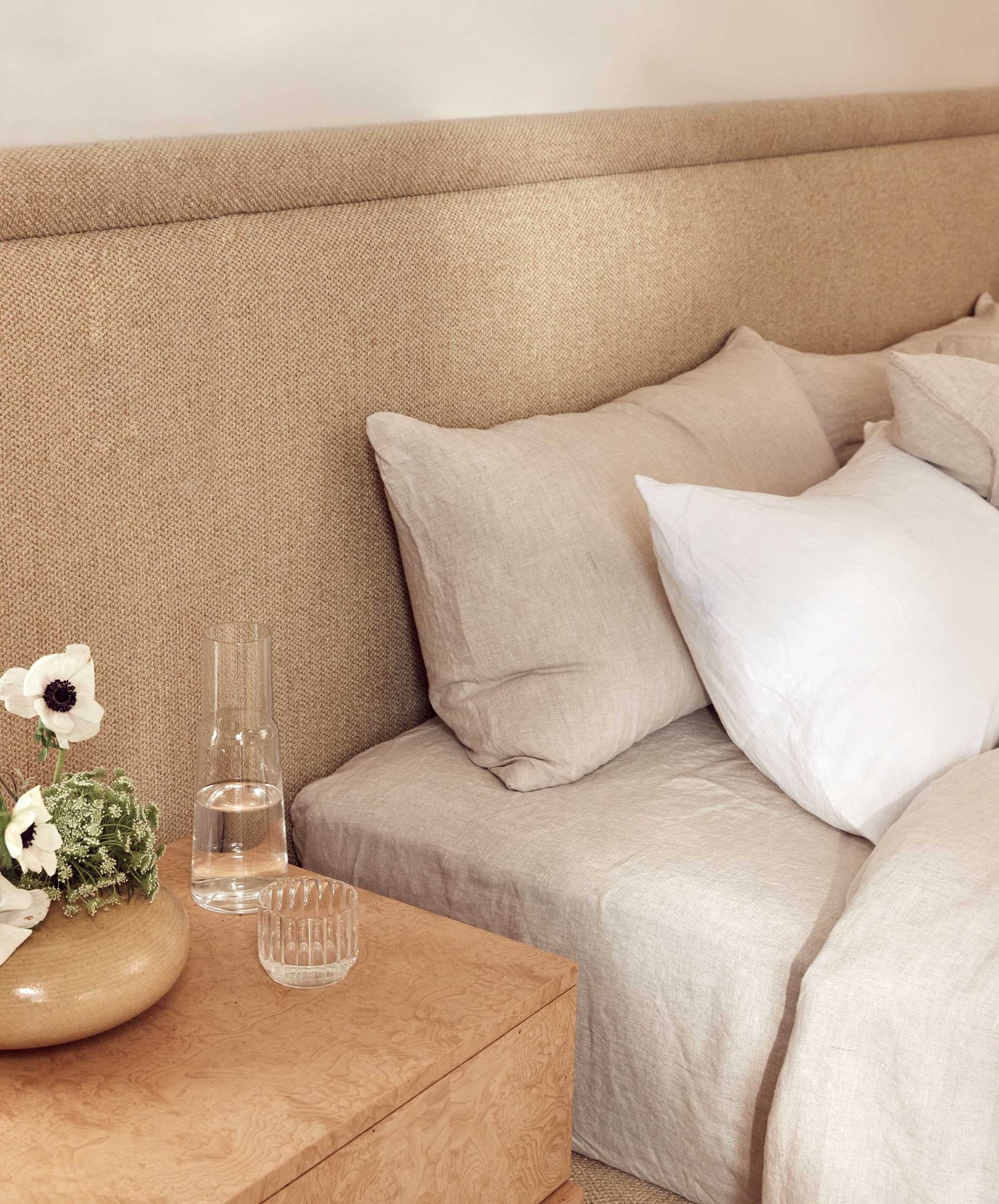 Natural Linen Fitted Sheet