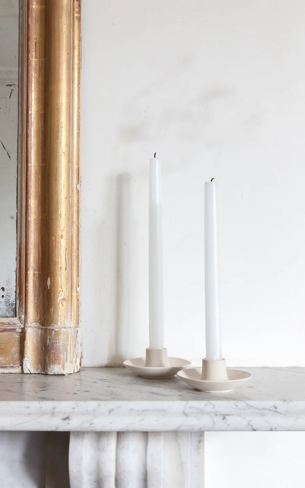 Stoneware Candle Holders