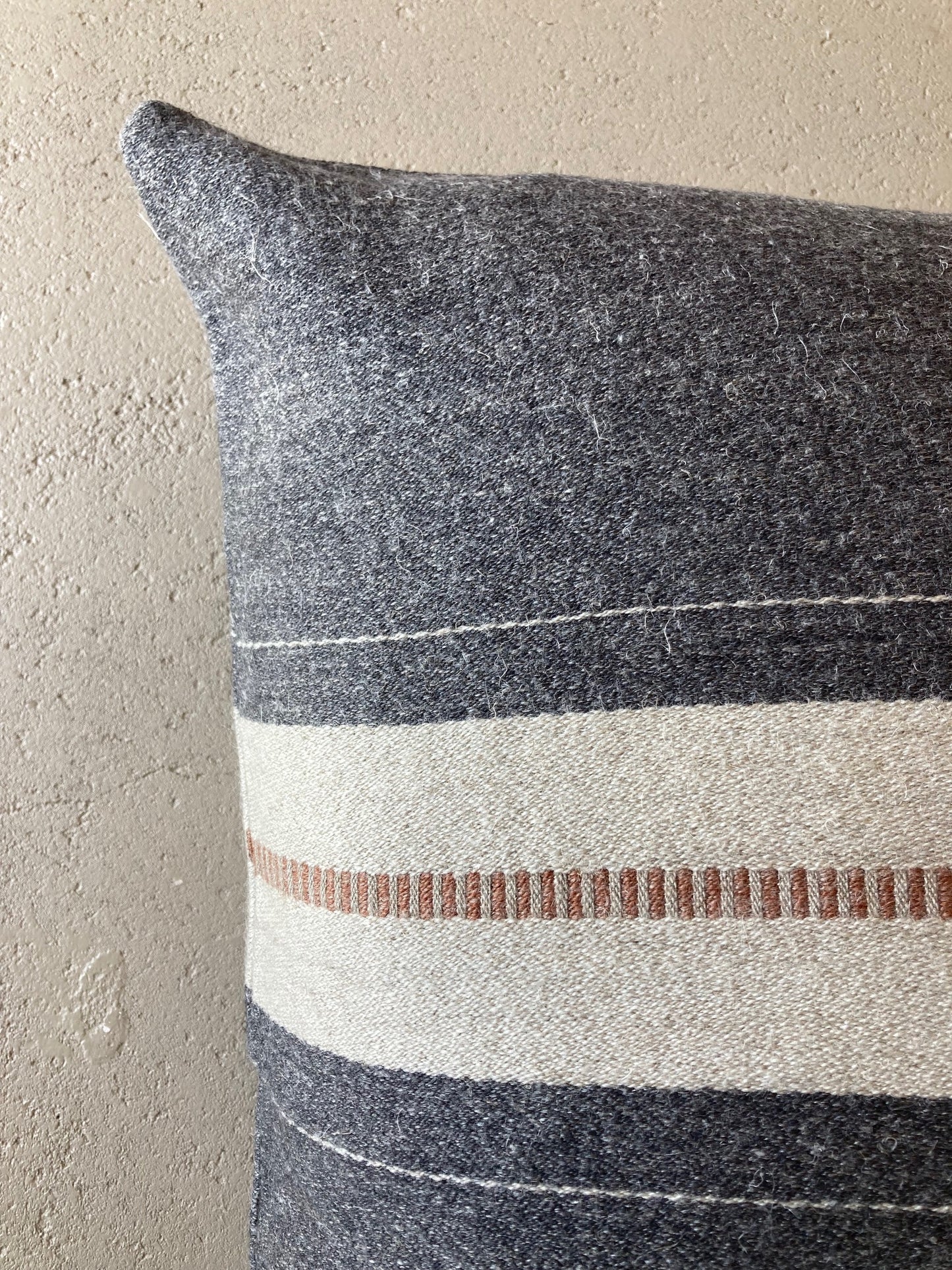 Libeco 'Luc' Cushion Cover- Stripe 63x63