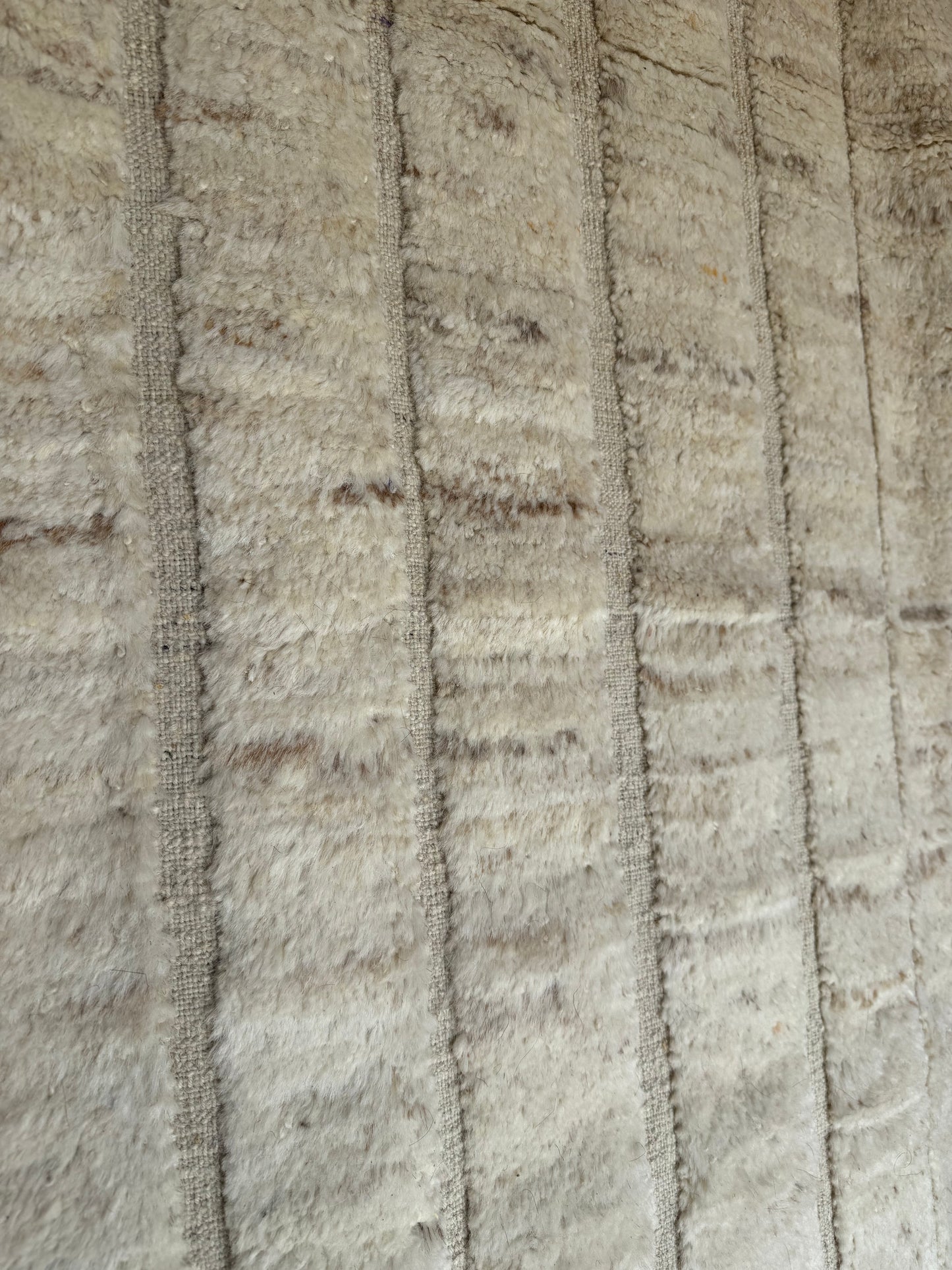 Beige Handwoven Cotton Runner 300x80