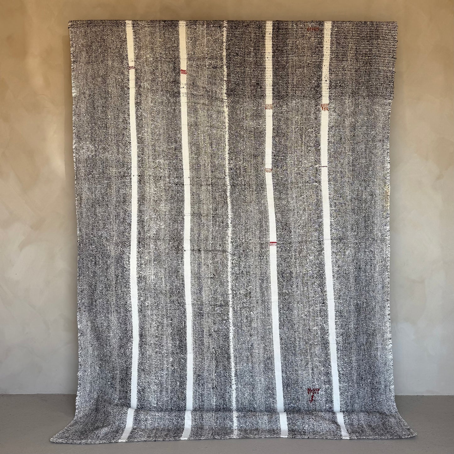 Grey Striped Rug 295x177