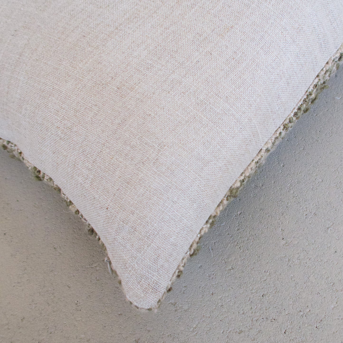 ‘Ruby’ Cushion Olive 50x50