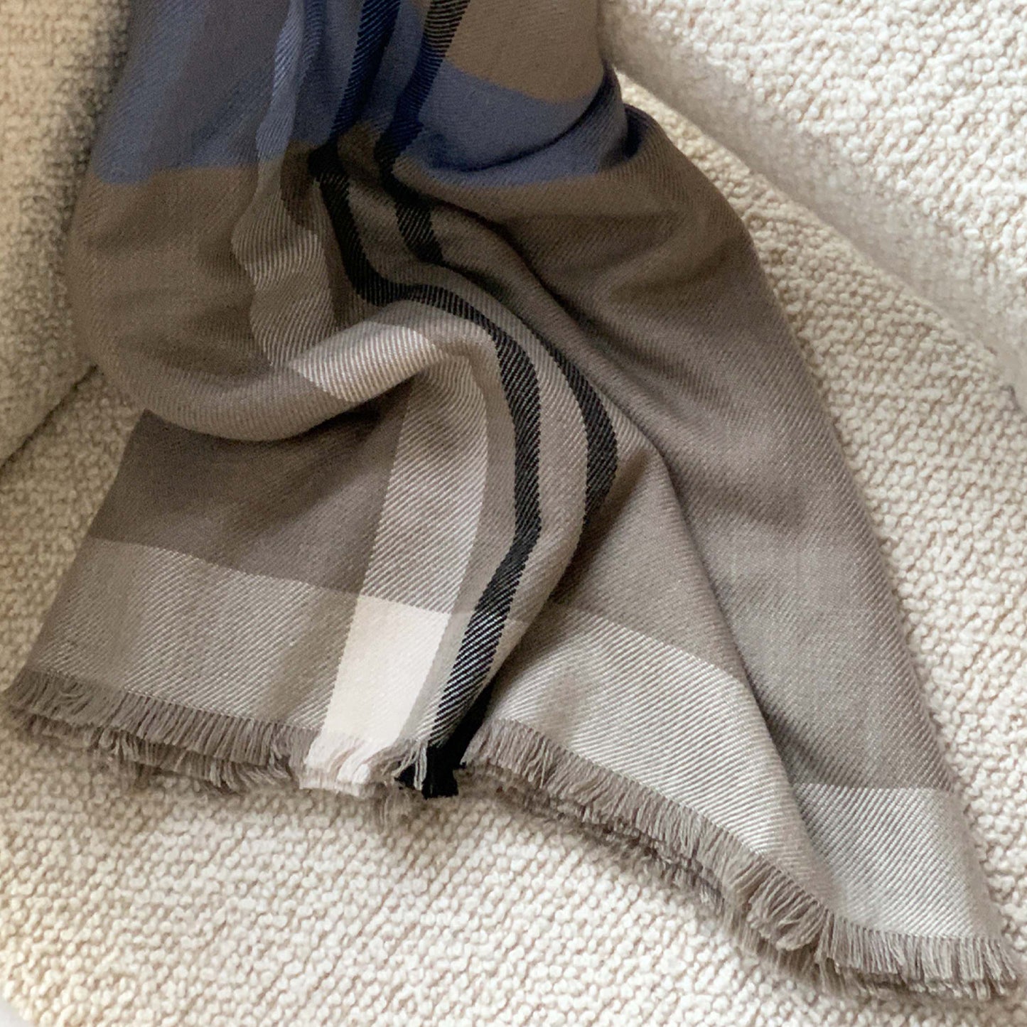 Cashmere Blanket Charcoal