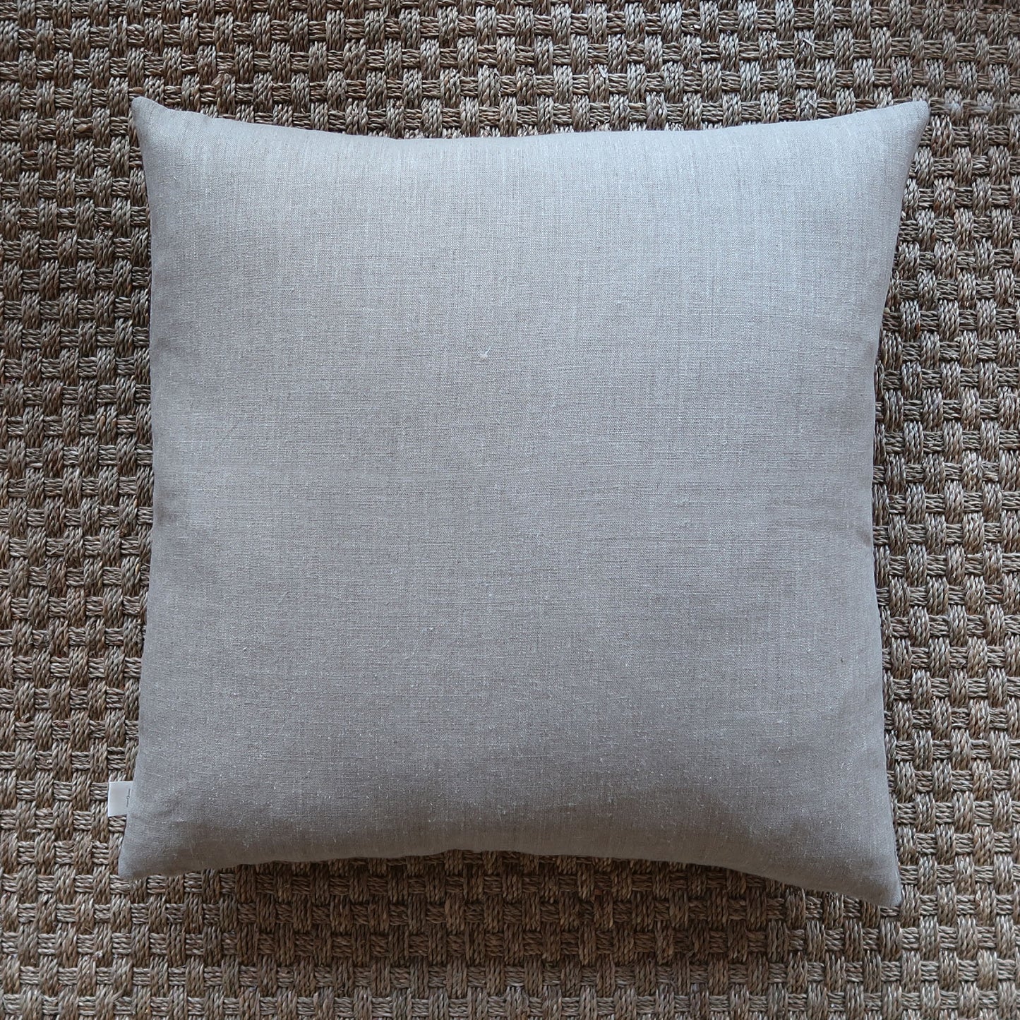 ‘Julie’ Panelled Cushion Tobacco 60x60