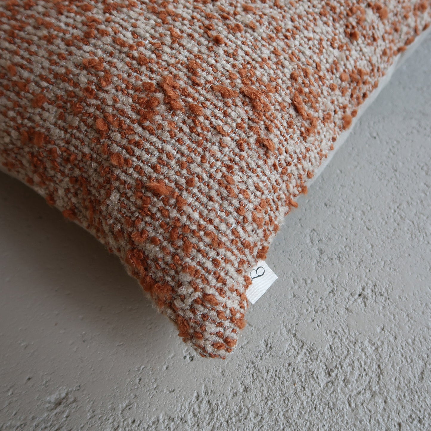 ‘Ruby’ Cushion Terracotta 50x50