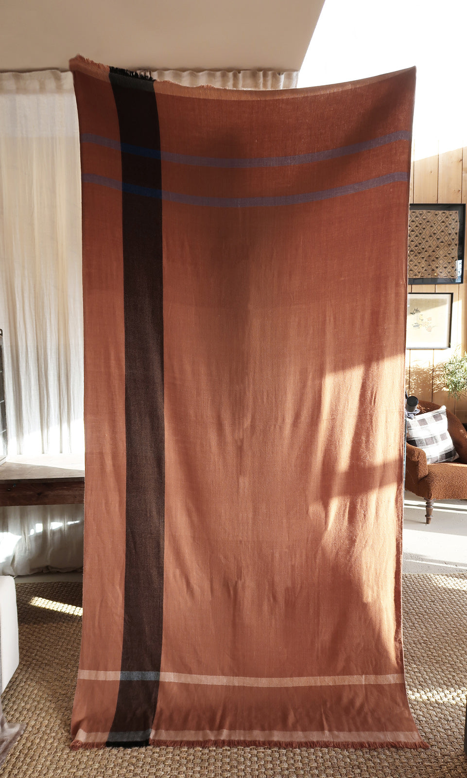 Cashmere Blanket Tobacco