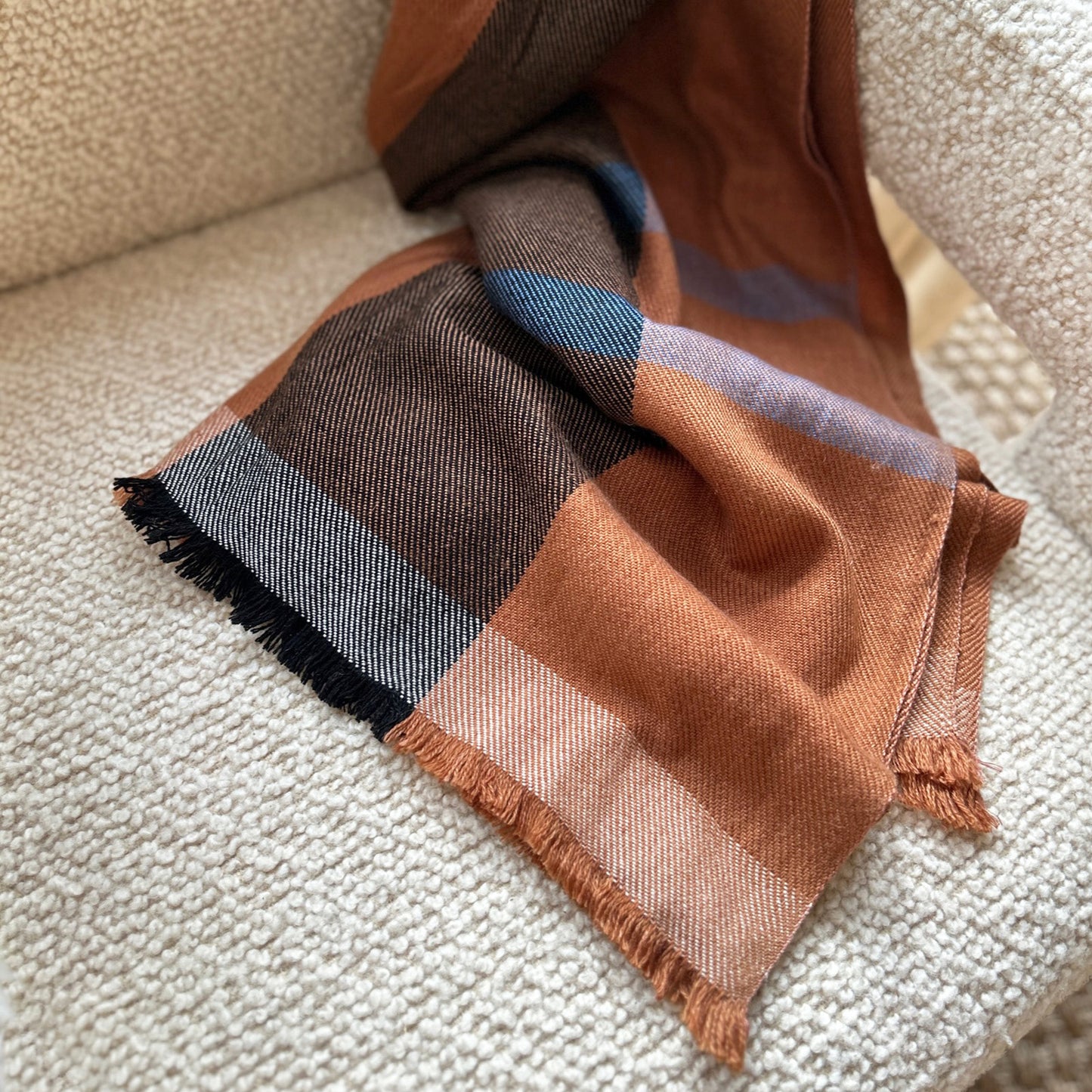 Cashmere Blanket Tobacco