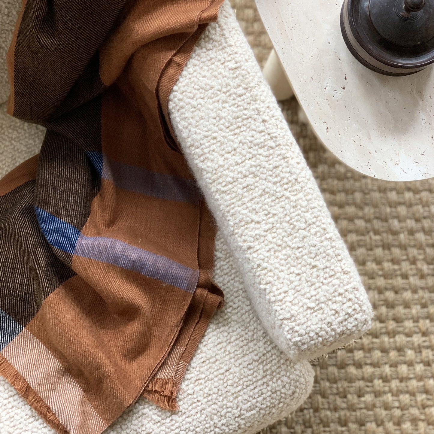 Cashmere Blanket Tobacco