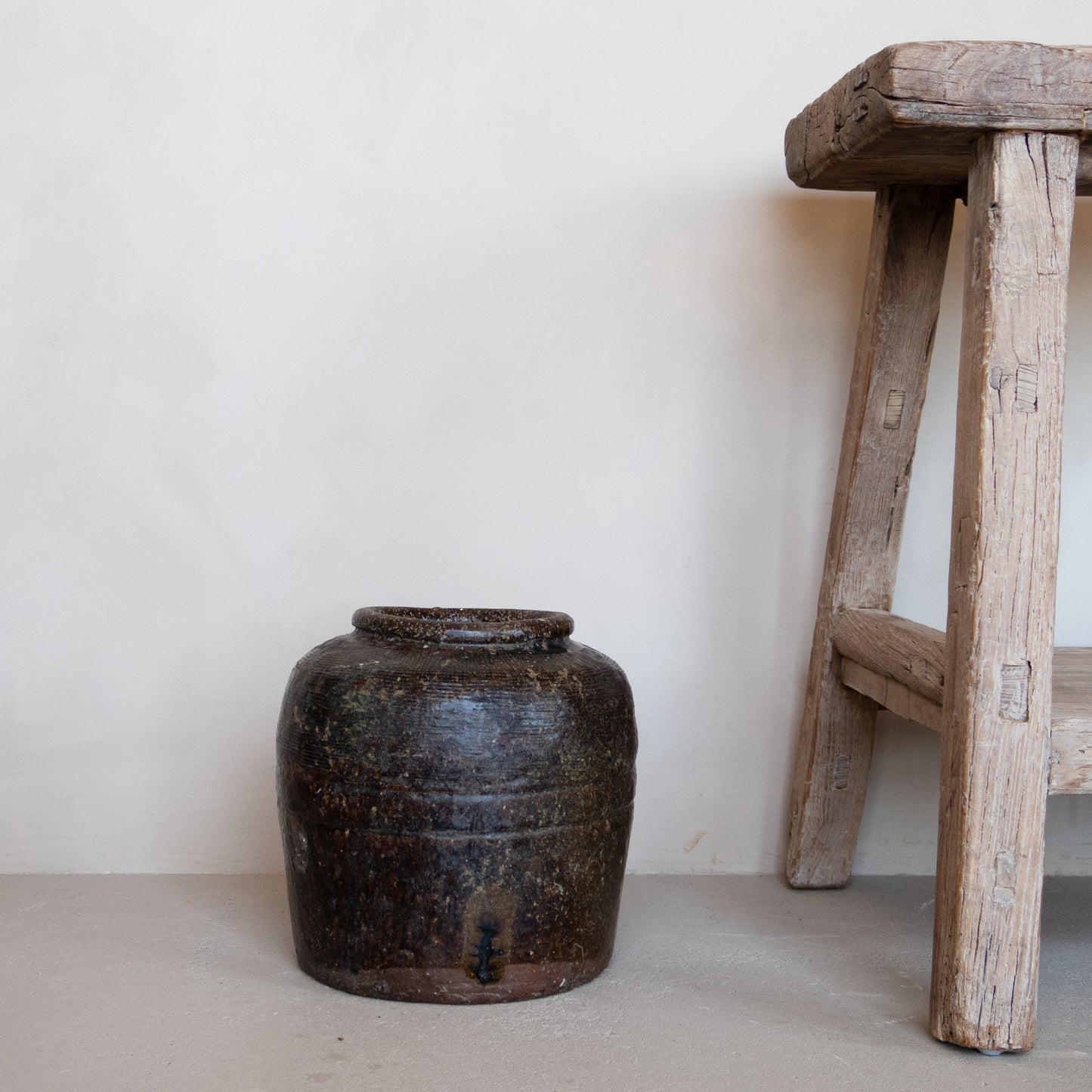 Rustic Brown Pot