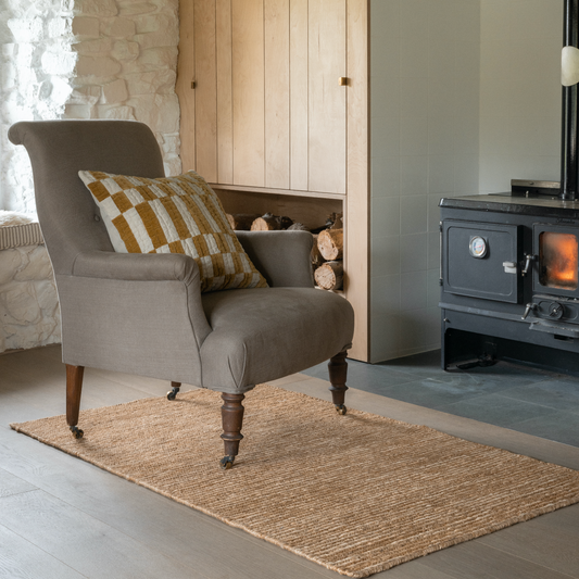 Checkerboard Cushion Golden Lichen 50x50