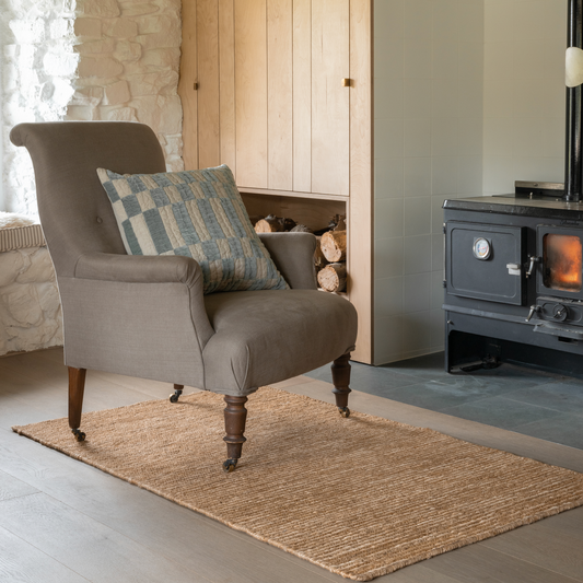 Checkerboard Cushion Pewter 50x50