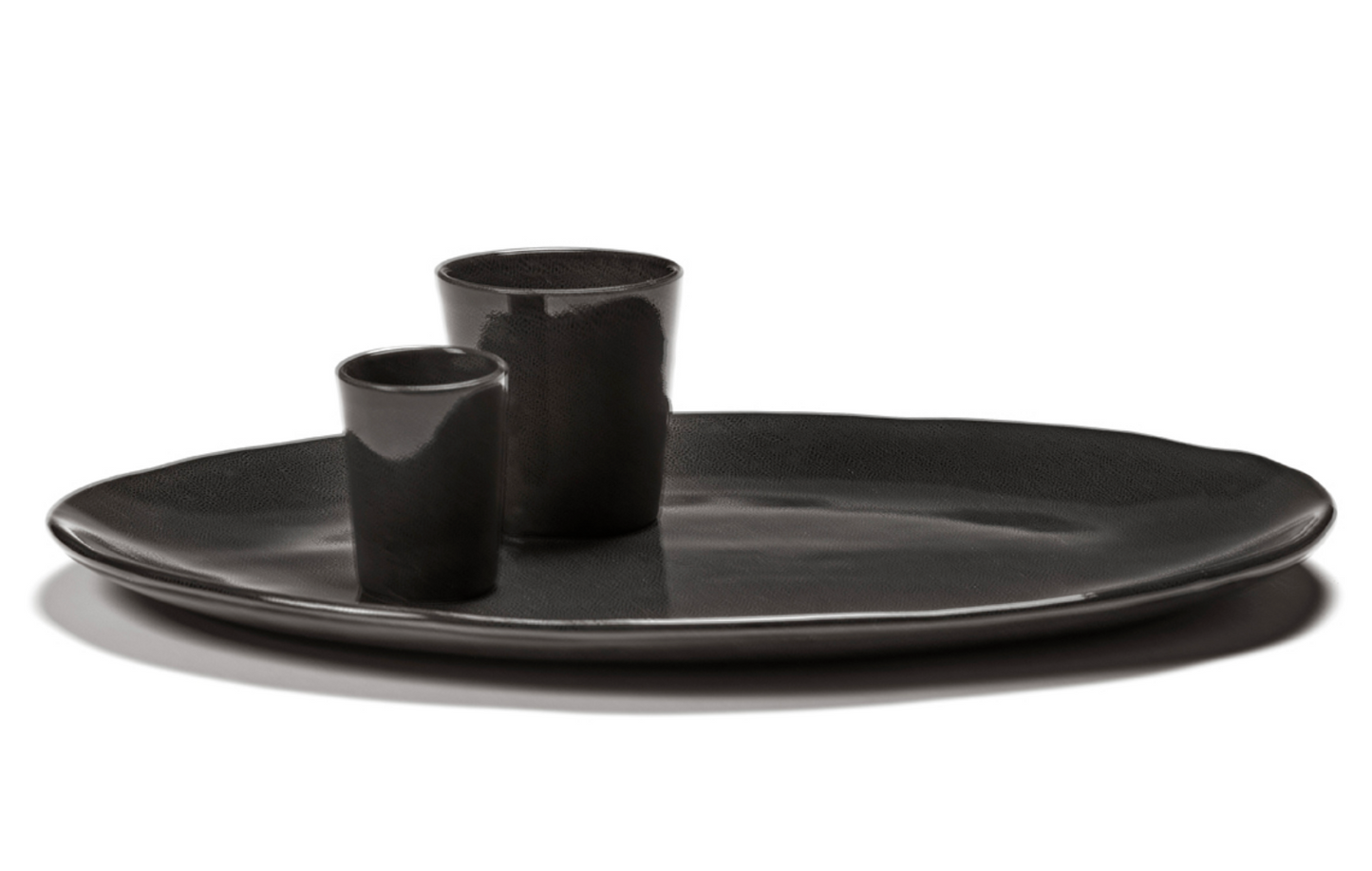 La Mère Ebony Oval Plate