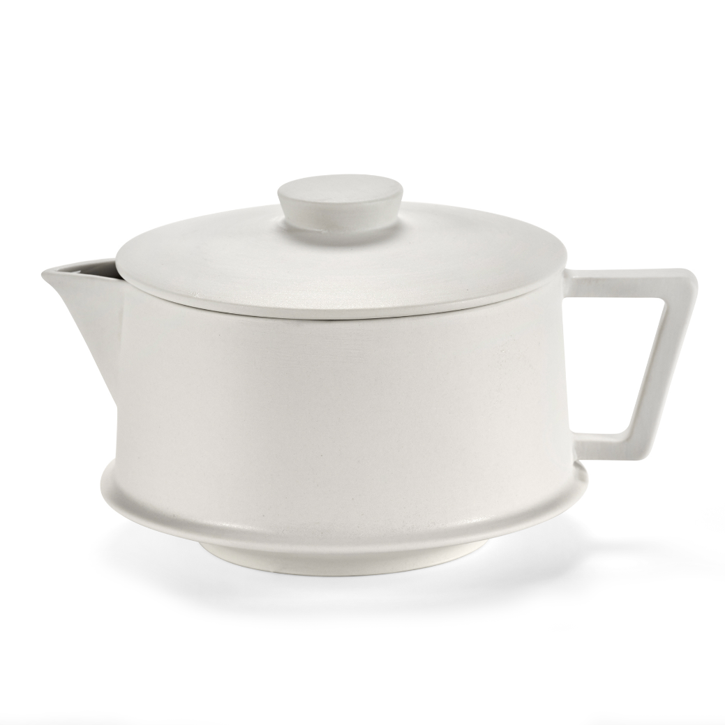 Serax 'Dune' Porcelain Teapot- Slate/ Alabaster