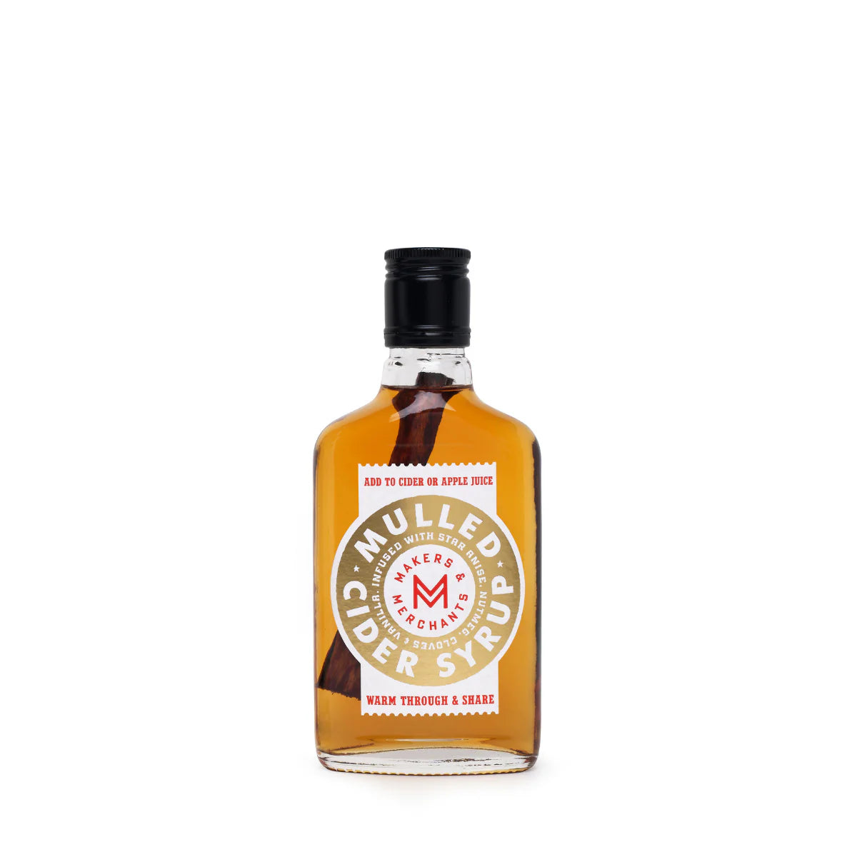 Non-Alcoholic Mulled Cider Syrup (200ml) Gold