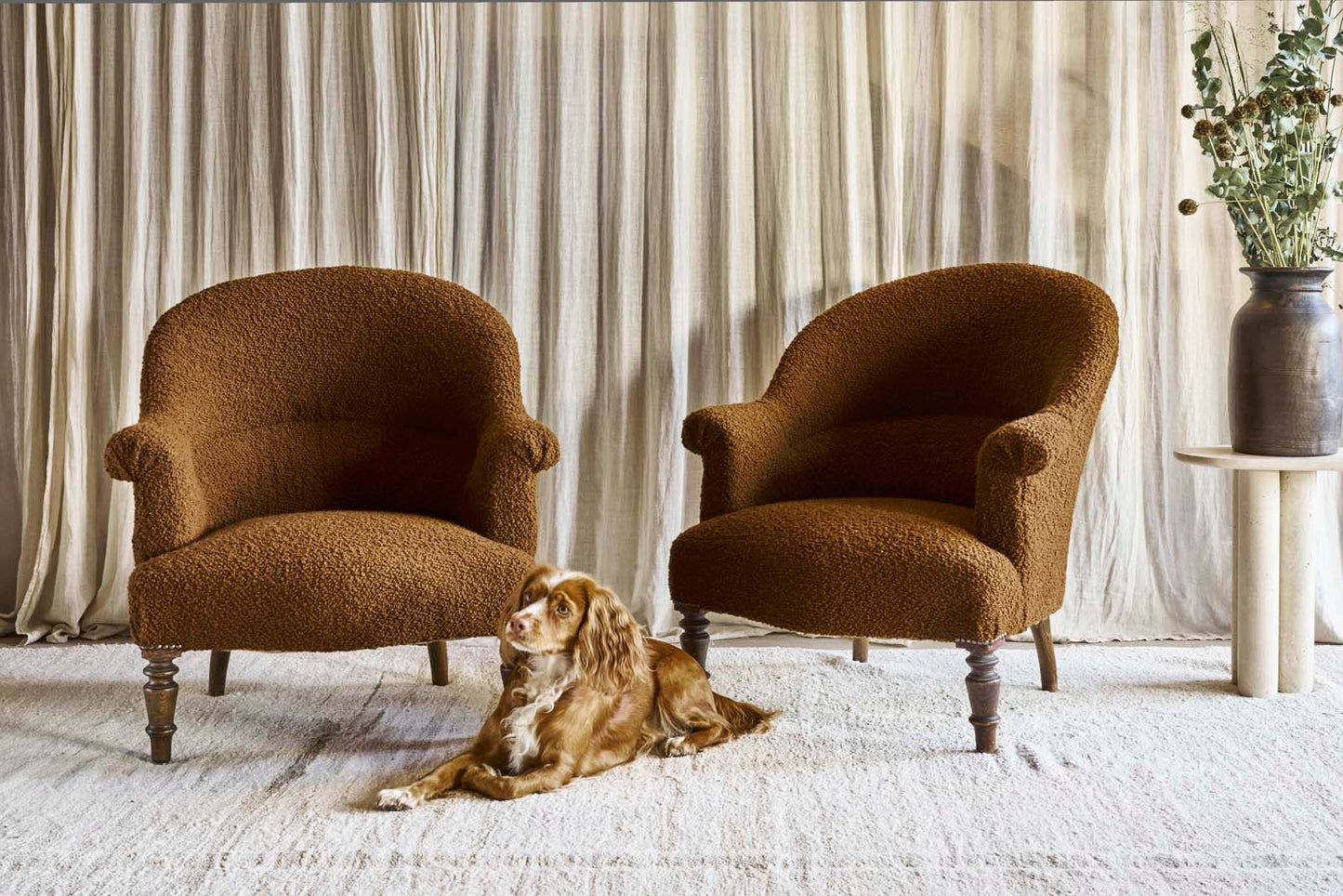 Storr French Armchairs