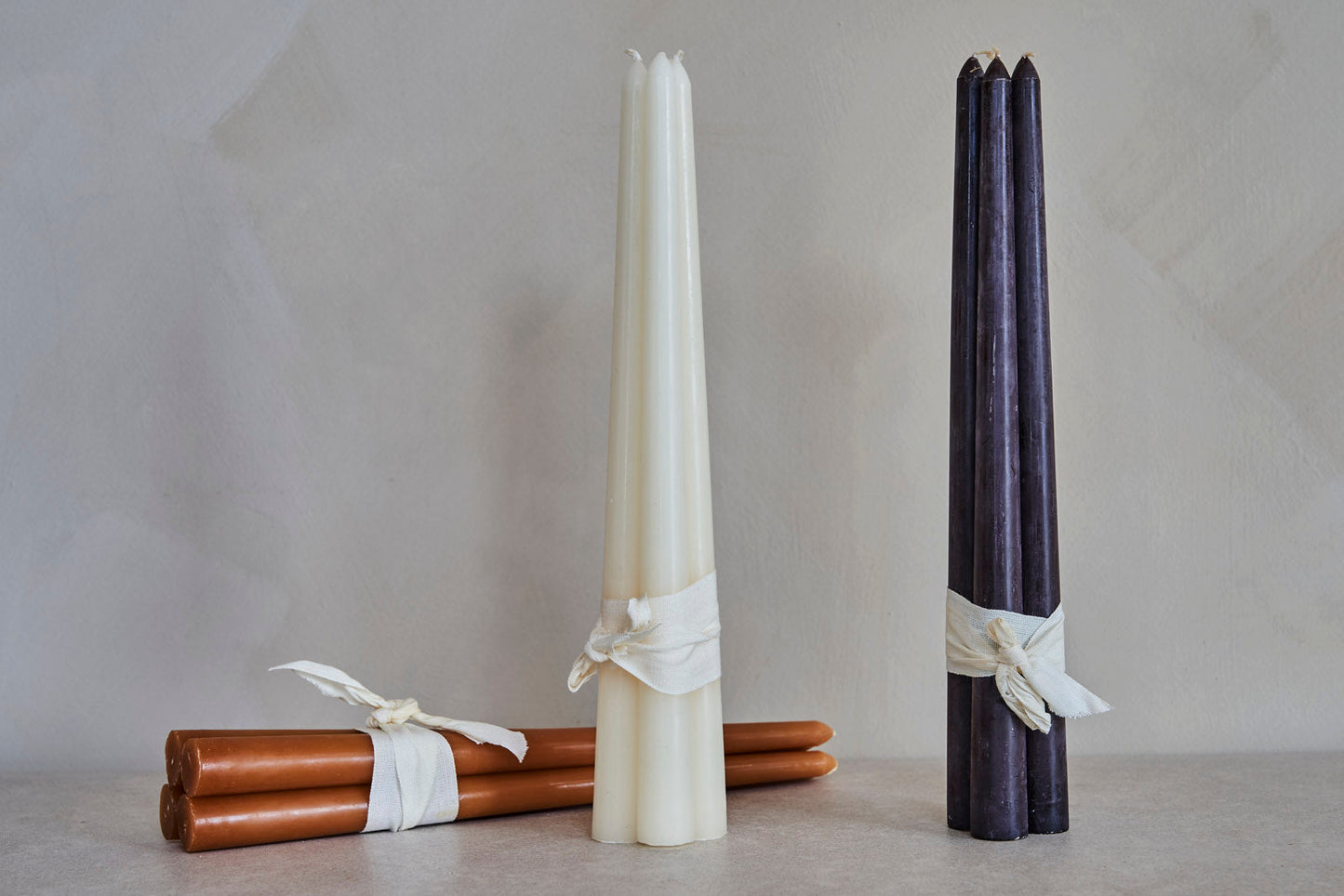 Tapered Candle & Candle Holder Set