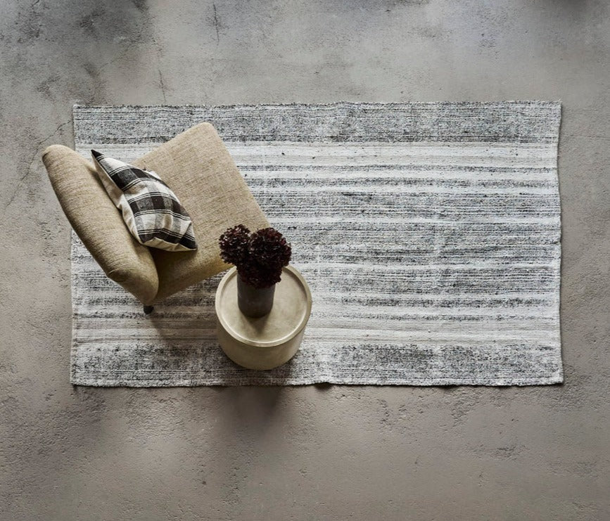 Vintage Fawn Striped Kilim Rug 01 225x143