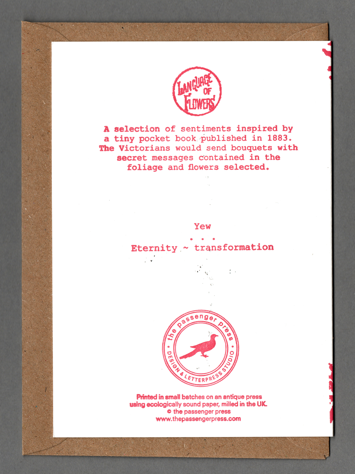 Yew - Transformation Greeting card