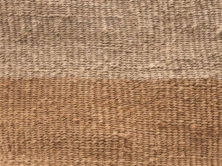 'Kaza' Brown & Grey Two Tone Woven Shopper - Jumbo