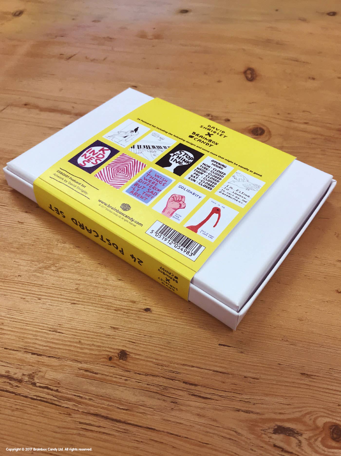 24 x David Shrigley Postcards Boxed