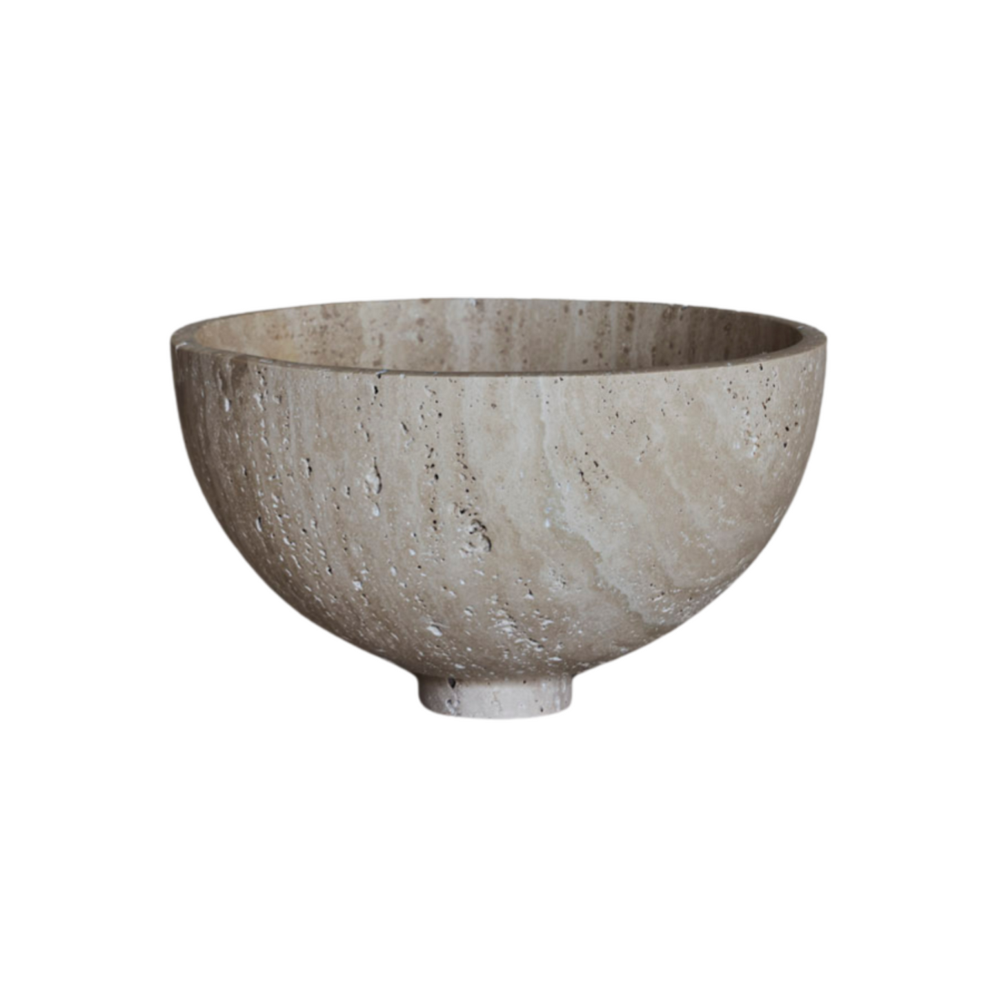 Travertine Fruit Bowl