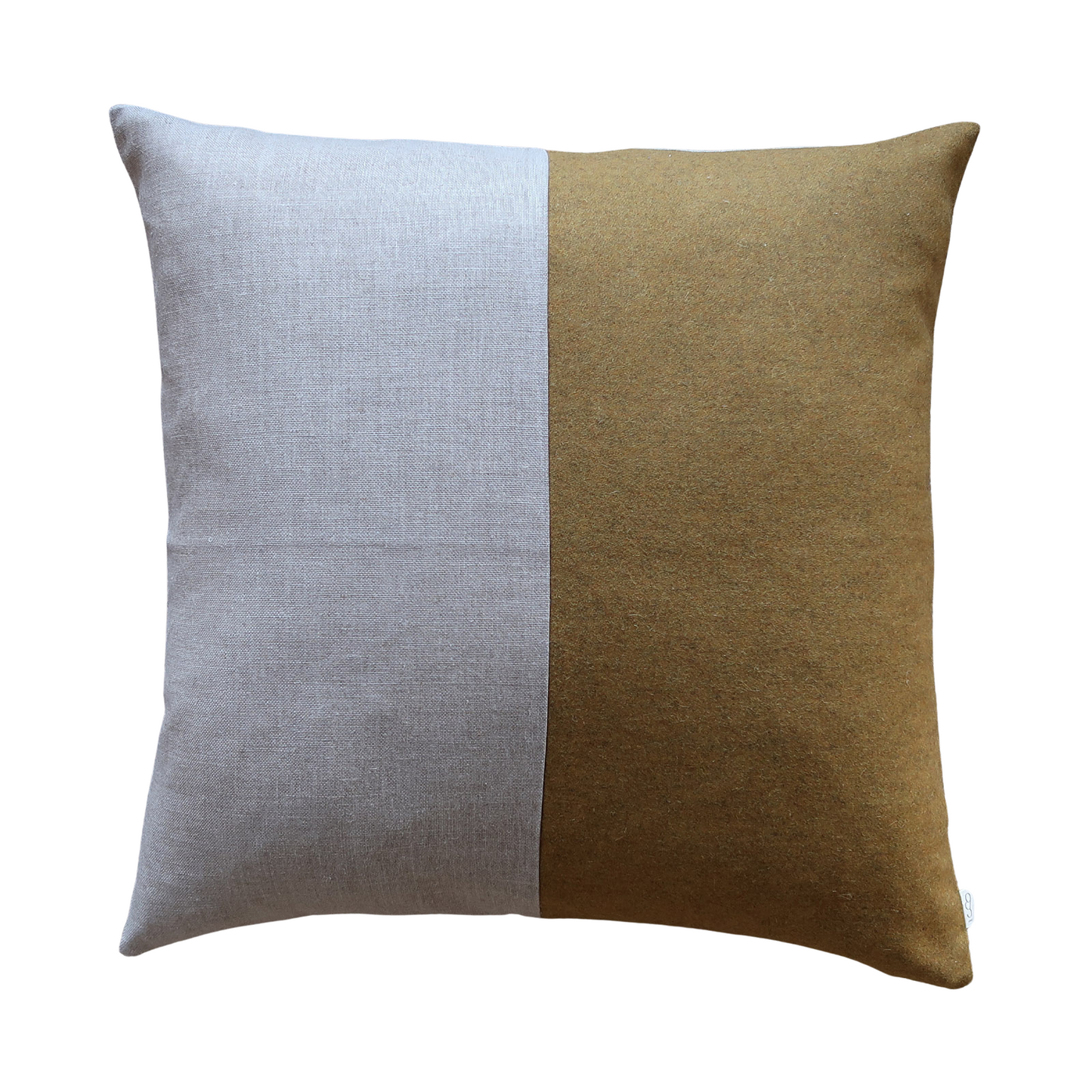 ‘Julie’ Panelled Cushion Tobacco 60x60