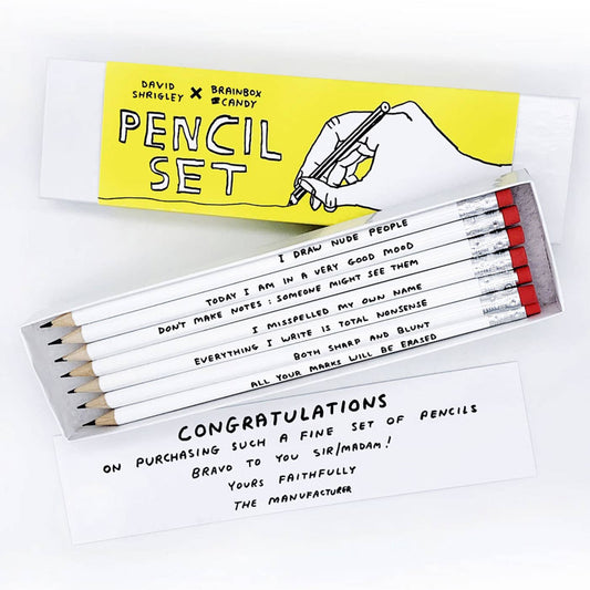 David Shrigley Pencil Box - 7 Designs