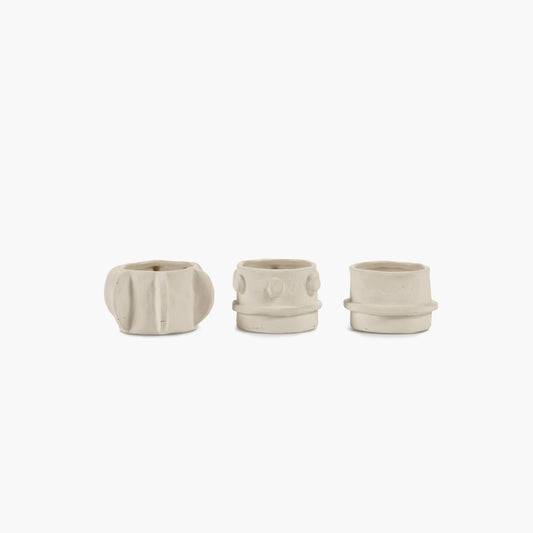 Serax Molly Beige Tealight holders - Set of 3