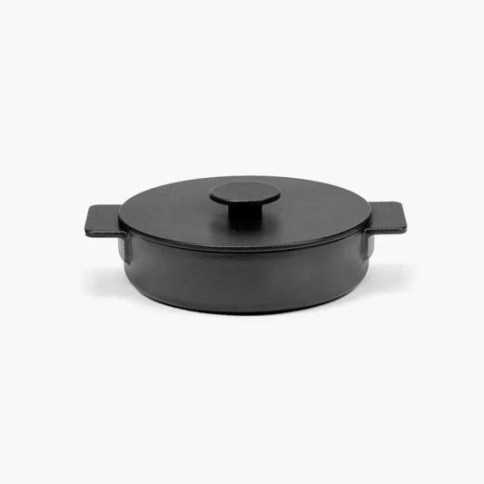 Serax Black Cast Iron Casserole Pot - Medium