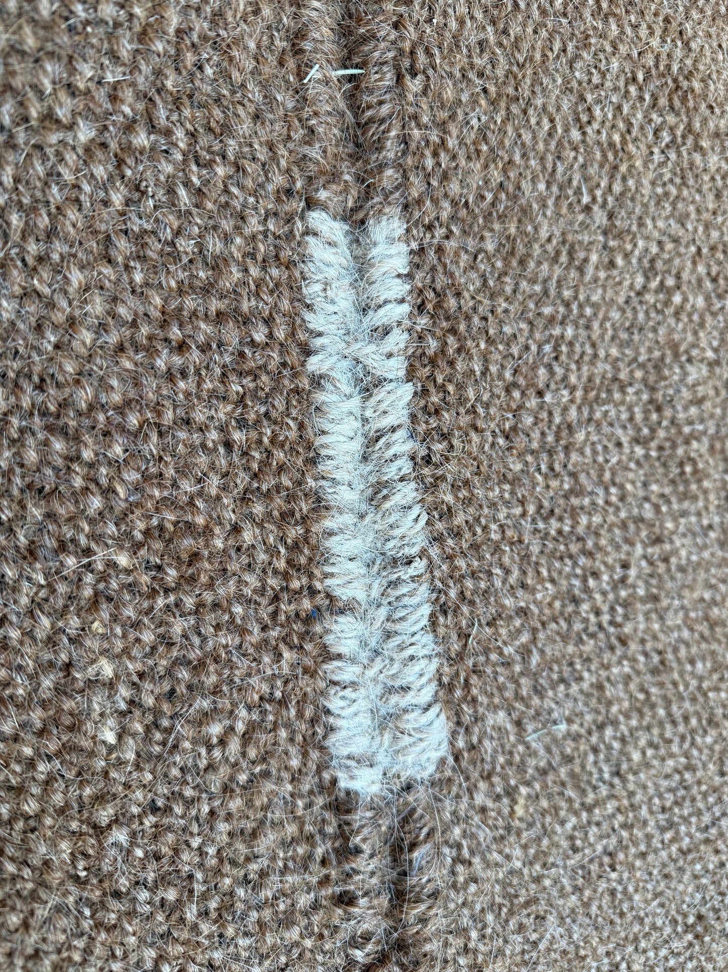 Tan Stitched Rug 230x135