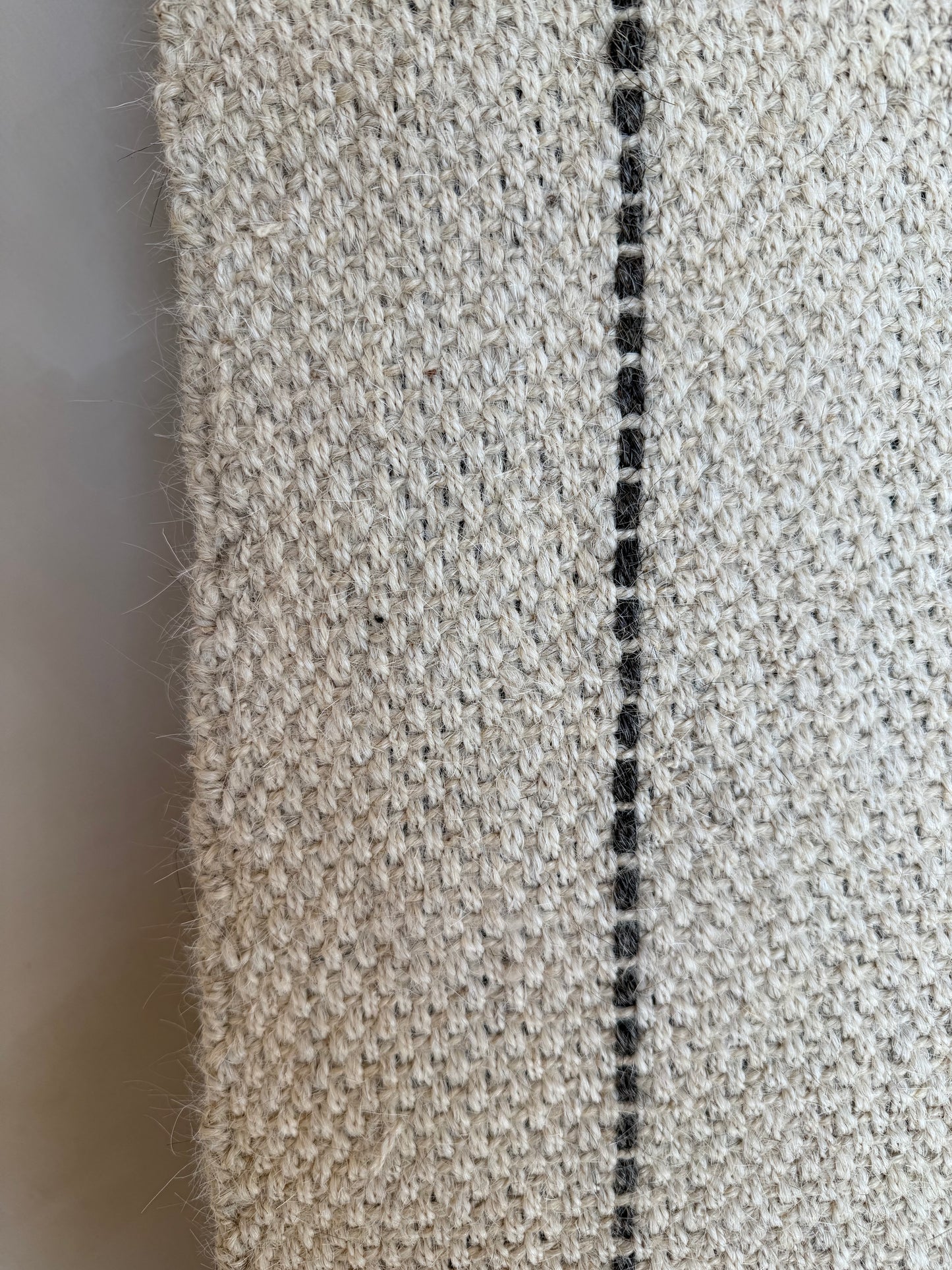 Beige Thin Stripe Rug 270x65