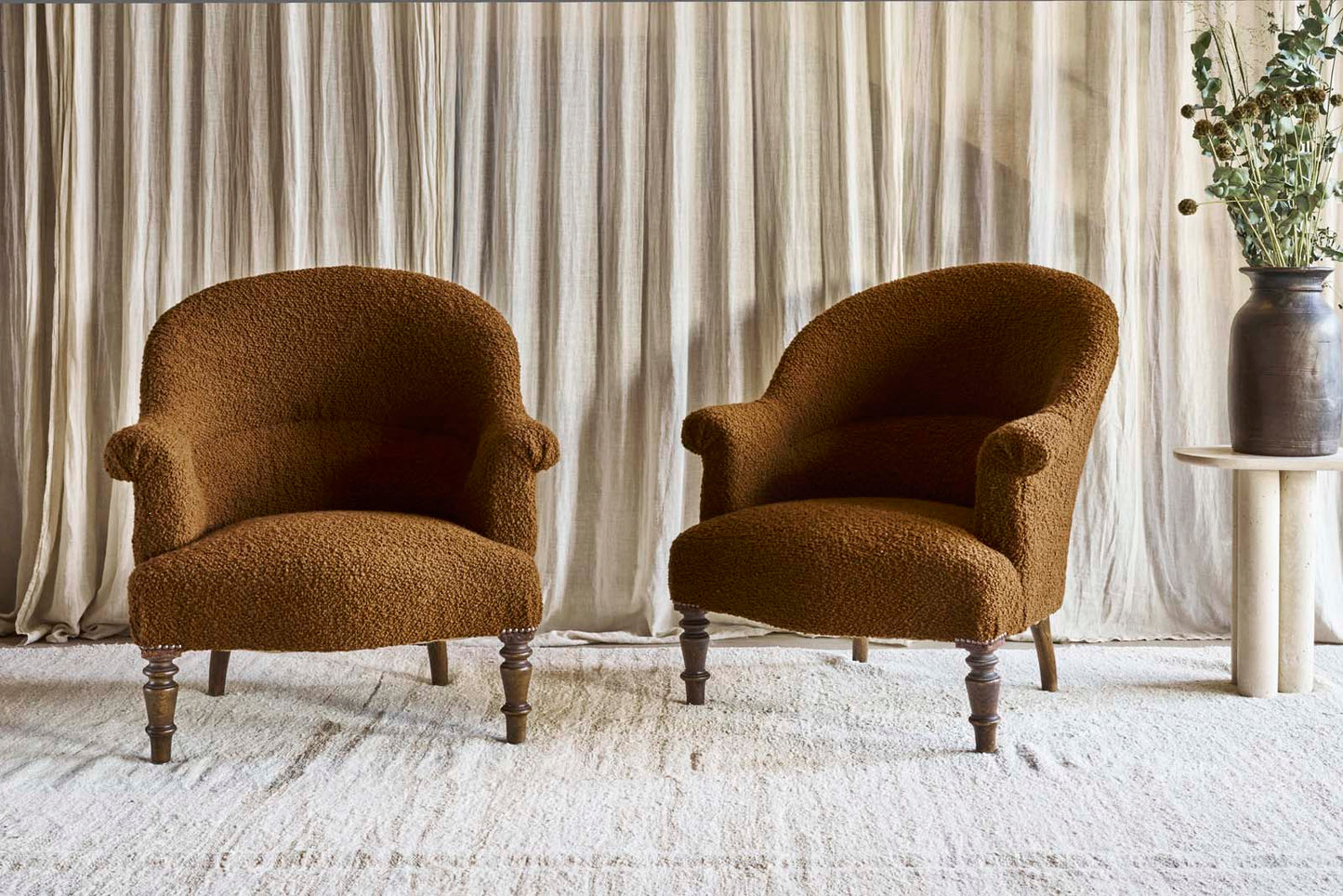 Storr French Armchairs