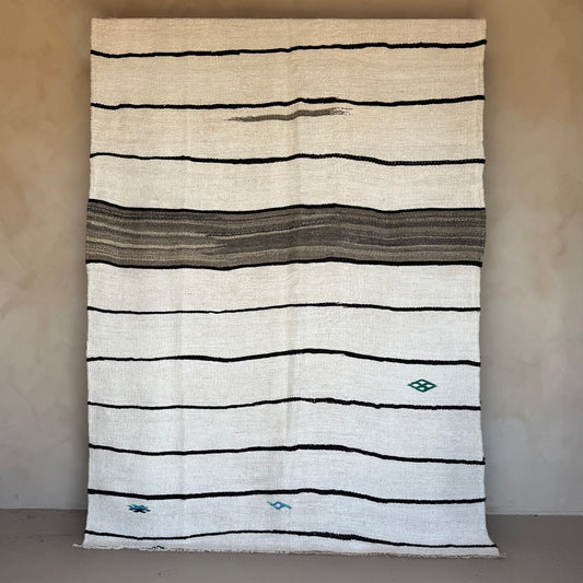 Vintage Tribal Striped Kilim Rug 160x297