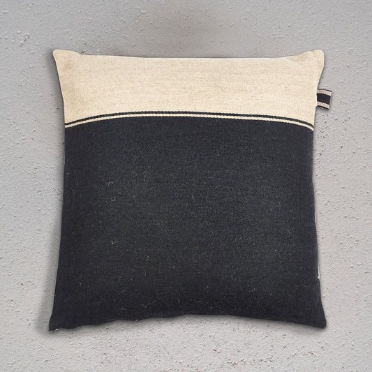 Libeco Marshall Cushion Cover Black Flax 63x63