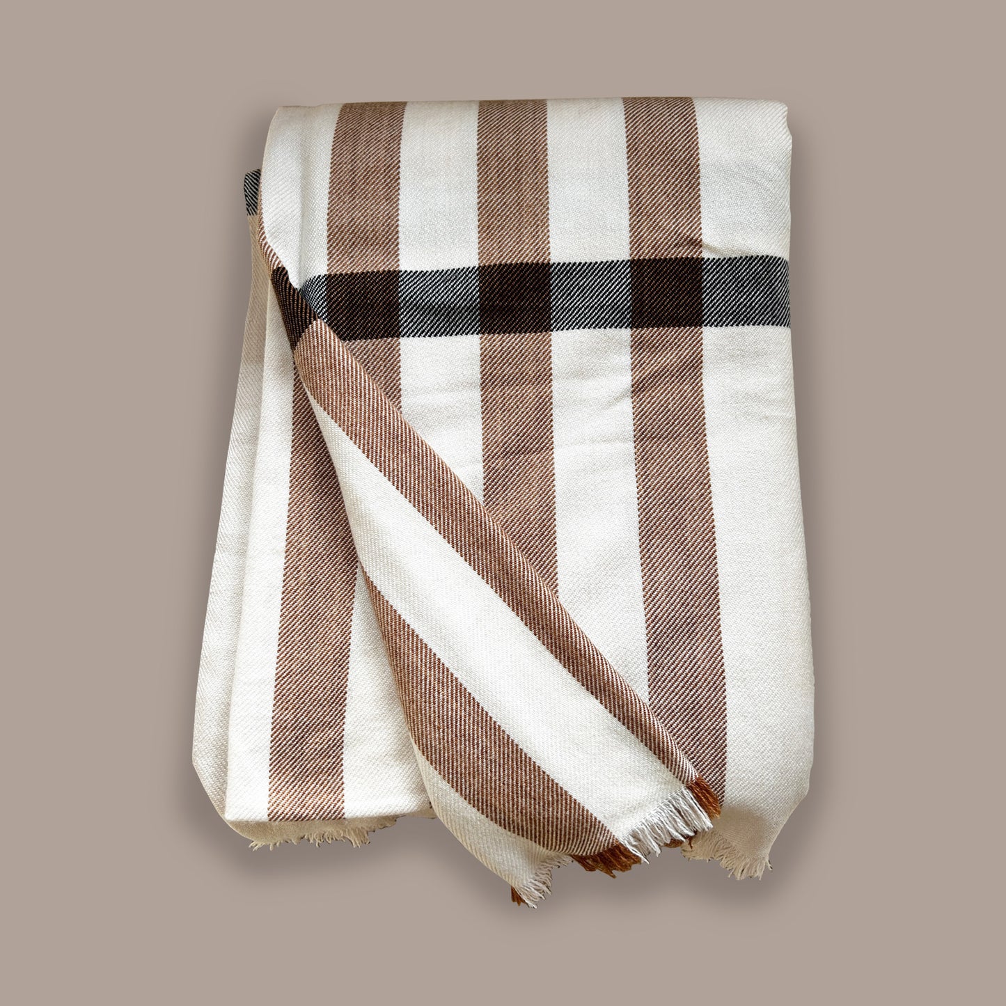 Cashmere Blanket Natural