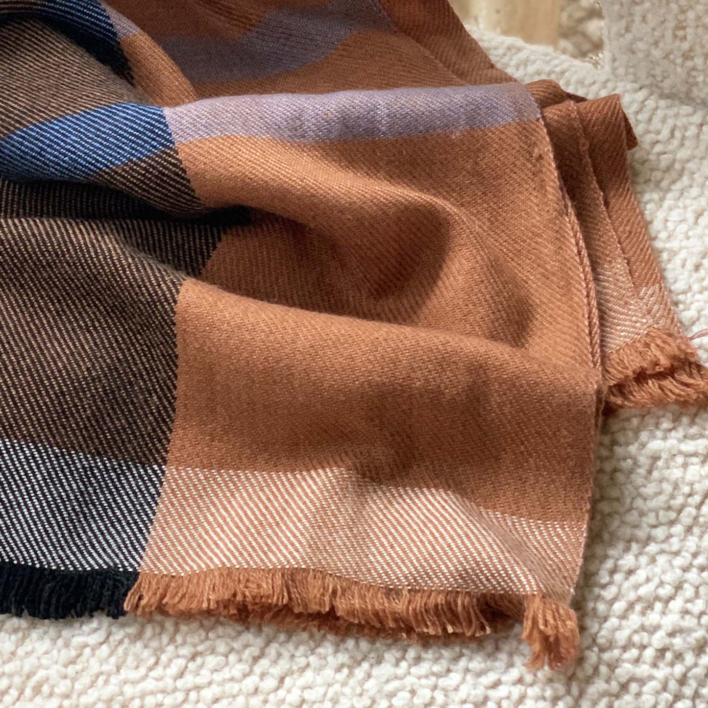 Cashmere Blanket Tobacco