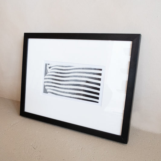 1966 Striped Breast Abstract by Wingate Paine