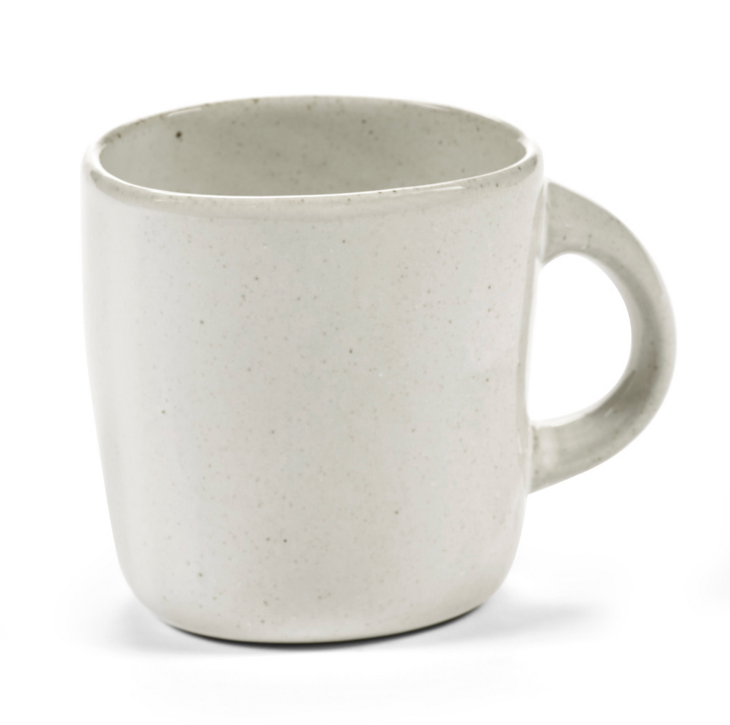 'Out Of Lines' Off-White Stoneware Mug