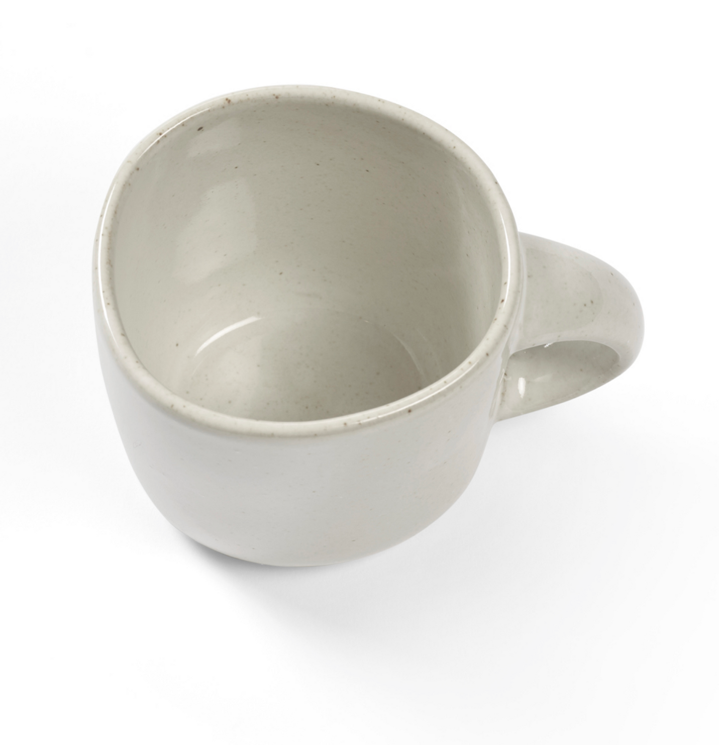 'Out Of Lines' Off-White Stoneware Mug