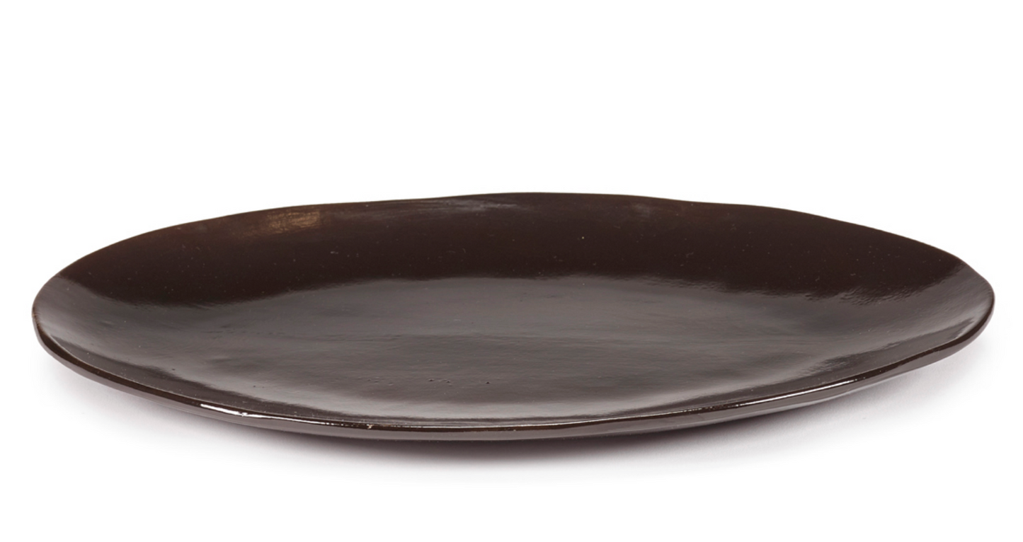 La Mère Ebony Oval Plate