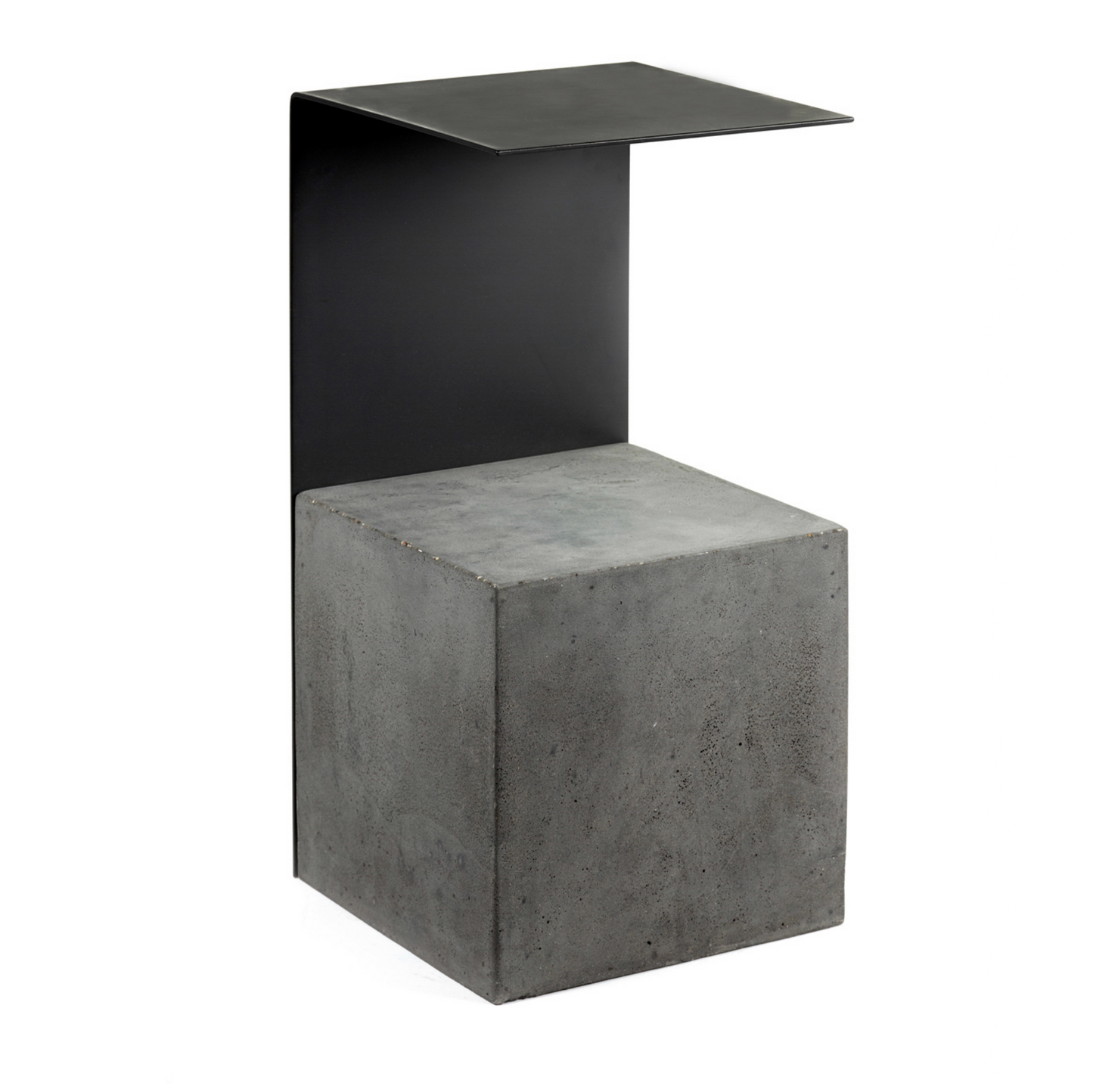 Serax Concrete and Steel Side Table