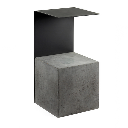 Serax Concrete and Steel Side Table