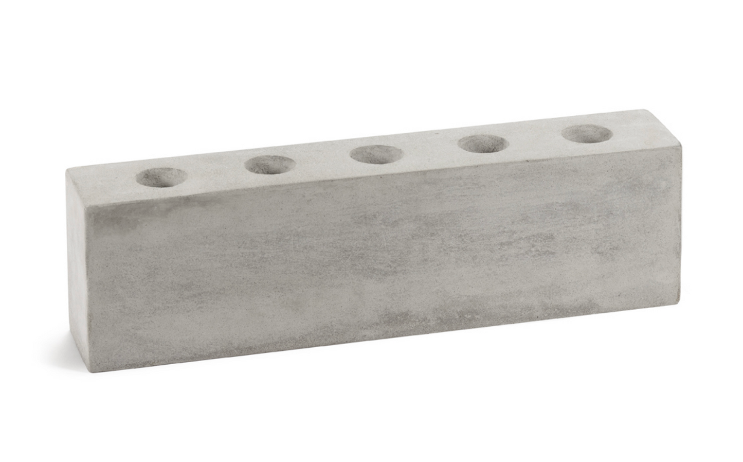 Concrete and Stainless Steel Umbrella Stand